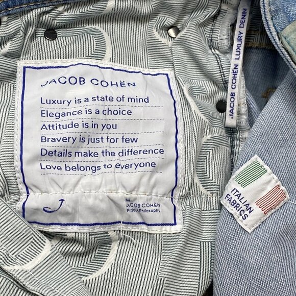 Jacob Cohen Luxury Denim Men’s Bard Fast Jeans Size 33 Blue - Picture 6 of 11